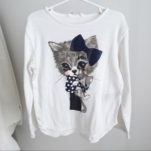 H&M Cute Cat Sweater